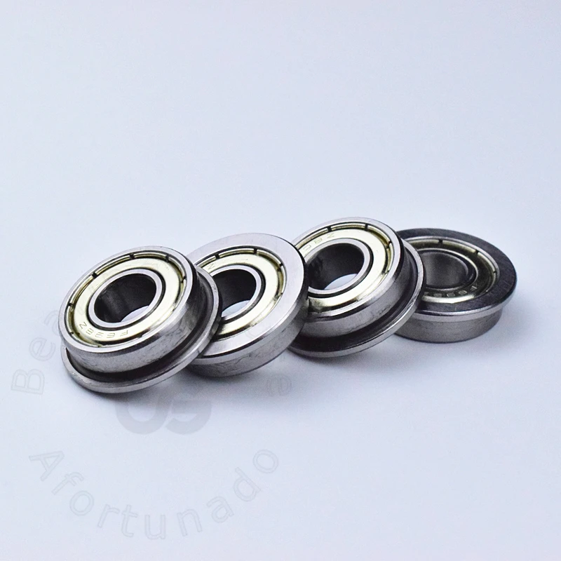 F698ZZ 8*19(22)*6mm 10pieces bearing ABEC-5 Flange bearings 698 F698Z chrome steel deep groove | Обустройство дома