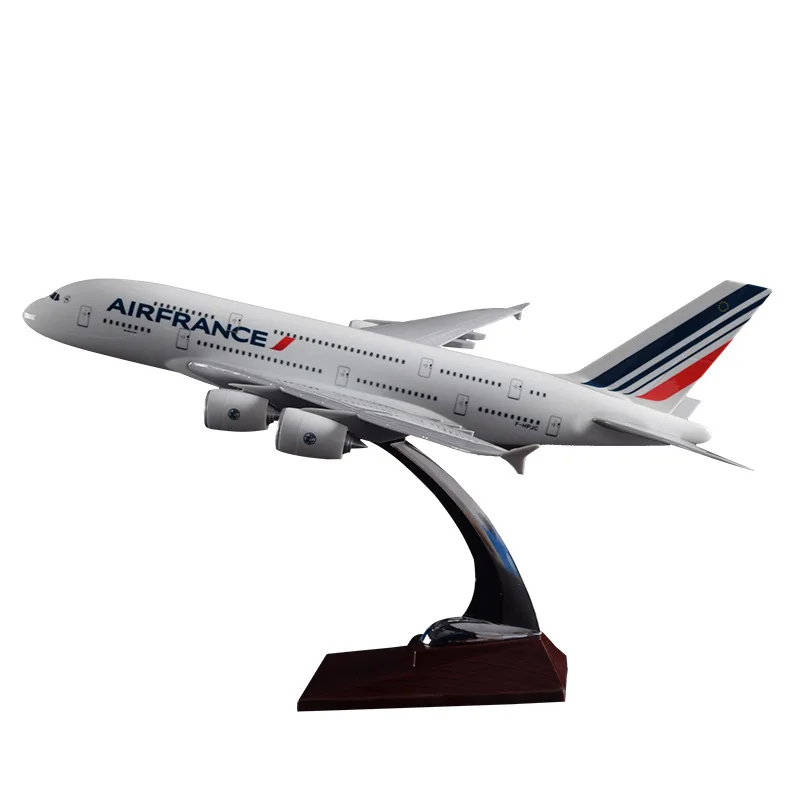 45 см A380 Air Франция модель самолета Смола French Airlines Airways Международная авиационная
