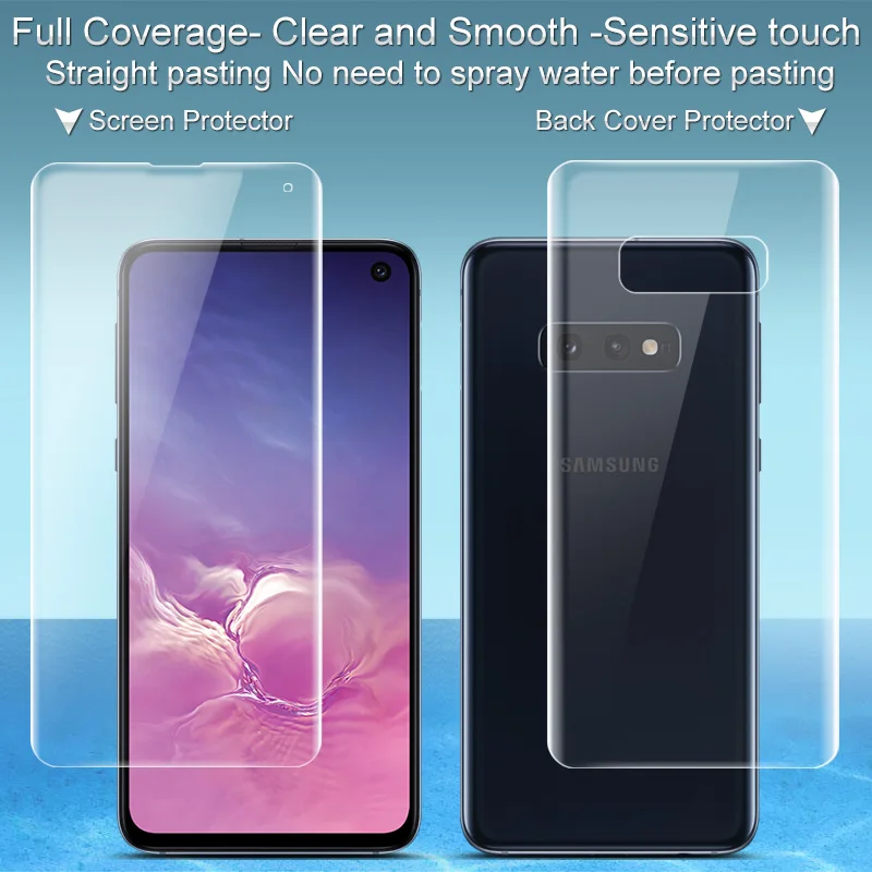 Для Samsung Galaxy S10e задняя пленка iMAK Hydrogel III покрытие мягкая защитная для Защитная