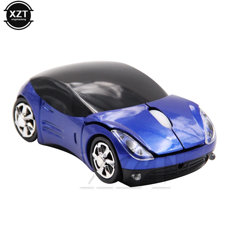 Бесшумная компьютерная мышь USB 2 4 ГГц 1200DPI автомобильный светильник эргономичная