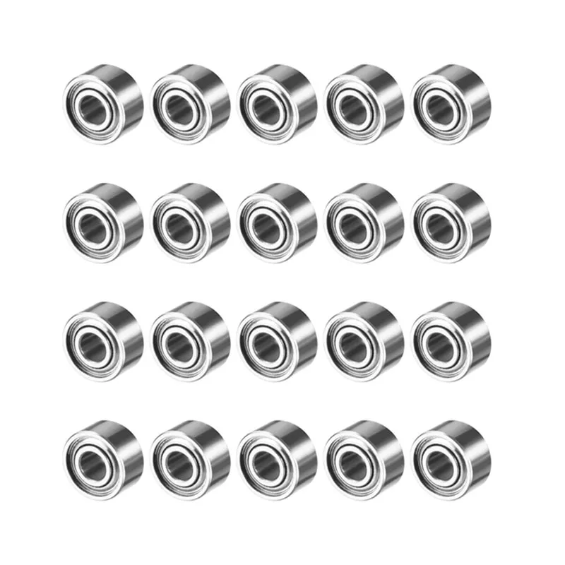 

20pcs MR52ZZ 2mmx5mmx2.5mm Double Shielded Miniature Deep Groove Ball Bearing