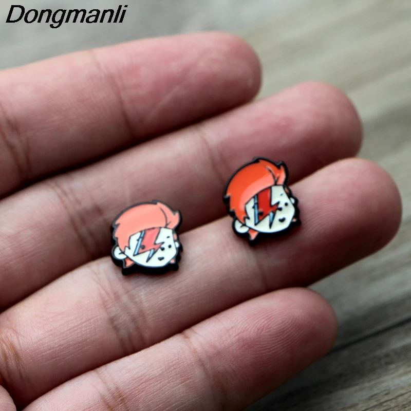 

20pairs/lot Wholesale Cool Men Stud Earrings Kids Cute Earrings Women Fashion Enamel Earrings Cartoons Ear Stud Jewelry M2500