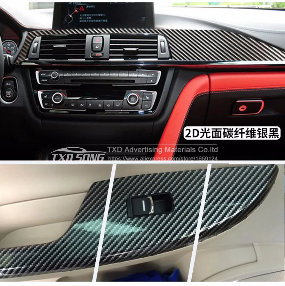 2 см/партия виниловая плёнка из углеродного волокна 10/20/30/40/50/60x15|carbon fiber vinyl film|wrap
