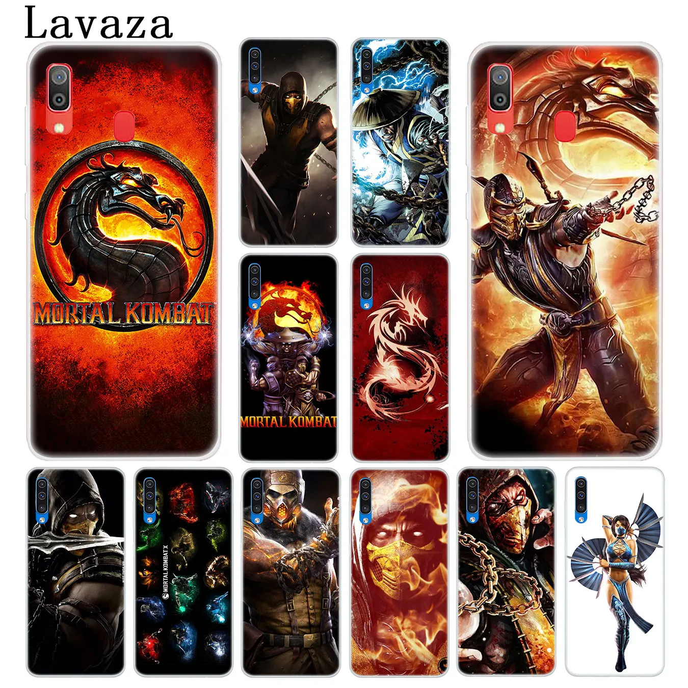 Твердый прозрачный чехол для телефона Lavaza Mortal Kombat Samsung Galaxy A20E M40 M30 M20 M10 A10 A20 A30 A40 A50
