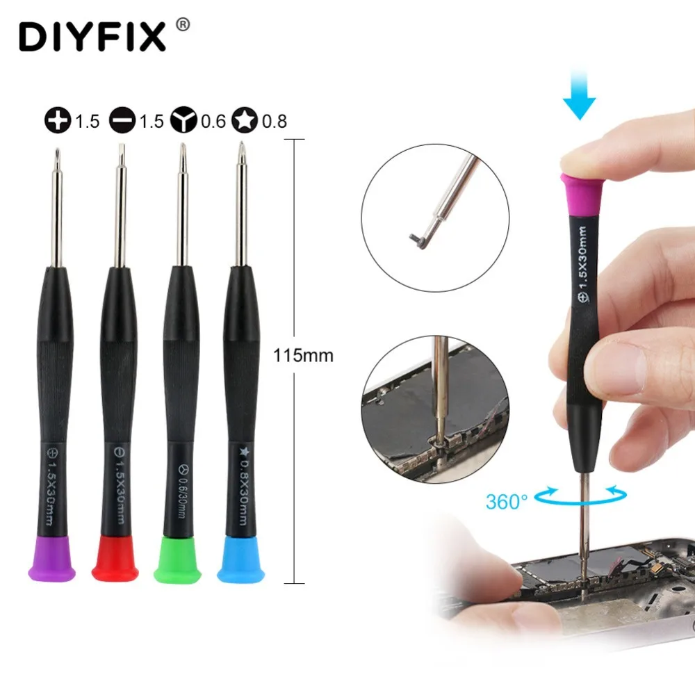 Набор инструментов DIYFIX 14 в 1 для ремонта фотоэлементов отверток открывания