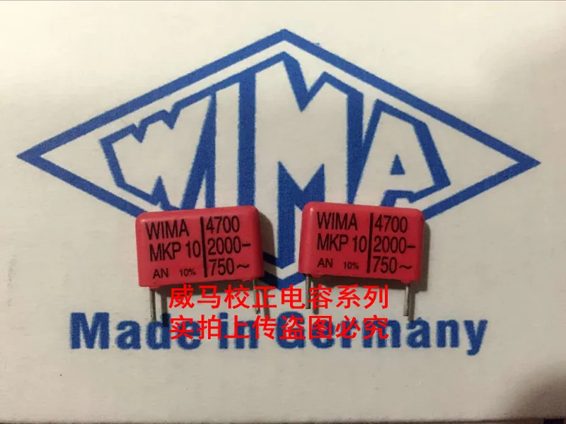 2020 hot sale 20PCS/50PCS Germany WIMA MKP10 2000V 4700PF 2000V/2KV 472 P: 15mm Audio capacitor free shipping