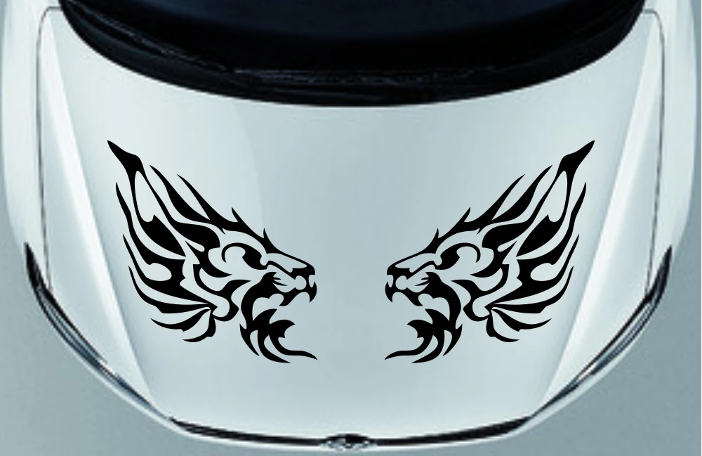 2 шт. виниловые наклейки на капот автомобиля 18 5x15 дюймов|hood decal|vinyl graphicsgraphic sticker |