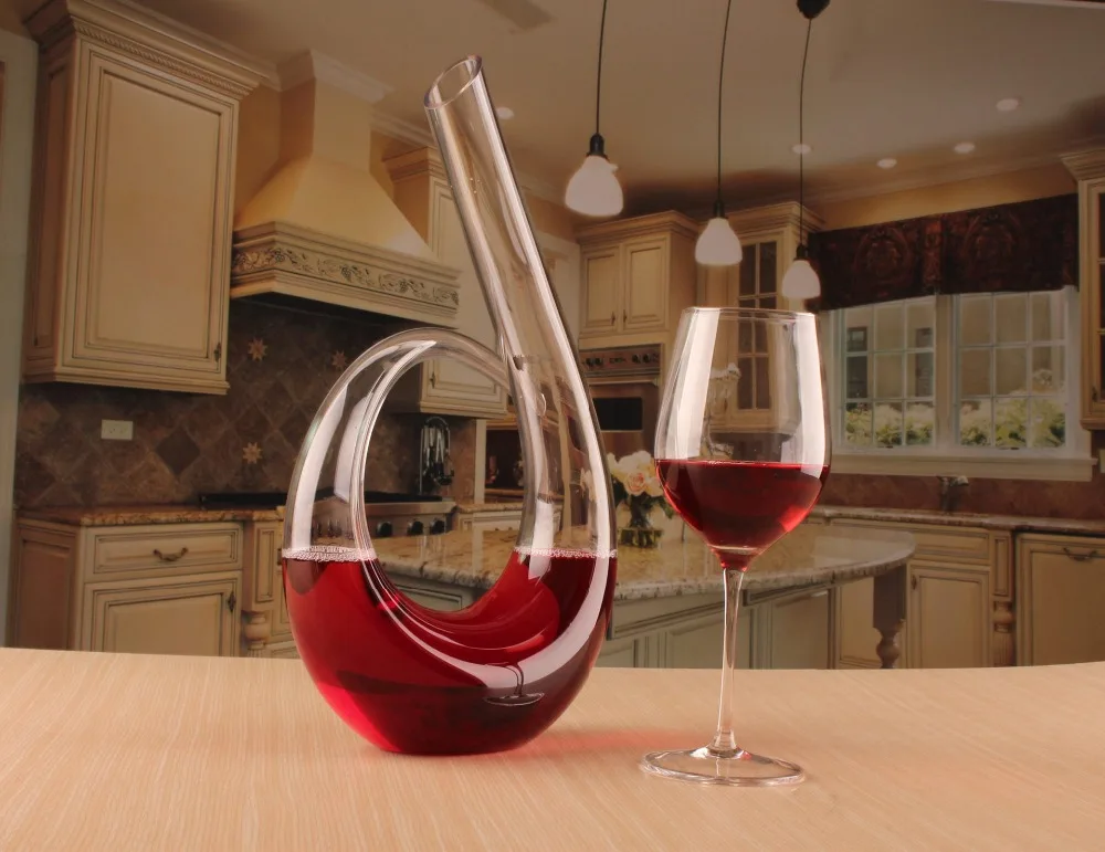 Графин Хрустальный 1500 мл графин 6 АРФ для вина набор декантов кувшин бара бутылка