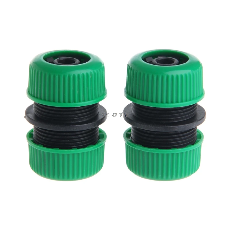 

2Pcs 1/2" Garden Hose Pipe Joiner Mender Extend Repair Connector Adapter Tool