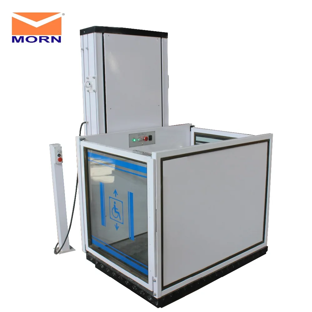 WL0.25 3 лифт для инвалидных колясок MORN открытый или закрытый домашний Лифт