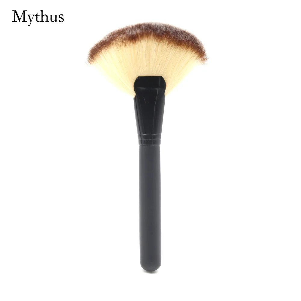Mythus1pc большая Веерная профессиональная кисть для румян пудра тональная