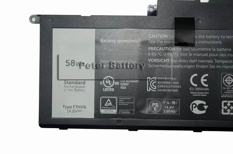 JIGU 2CP9F 451 BBEN BBEO BBJY BBLJ 89JW7 9HRXJ F7HVR T2T3J Оригинальная батарея для ноутбука Dell 15BR 1448