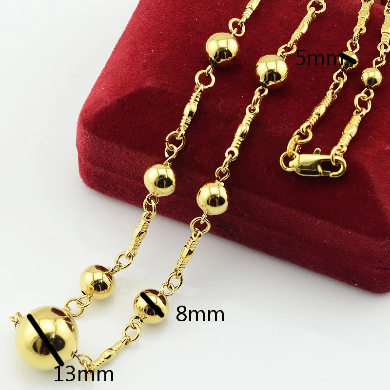 Модное женское ожерелье Модные мужские ювелирные изделия золотого цвета резной