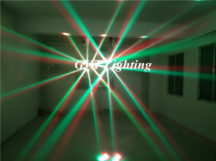 Быстрая доставка Moving Head светильник мини LED Паук 9X12W RGB Полноцветный луч s с 12/43 DMX