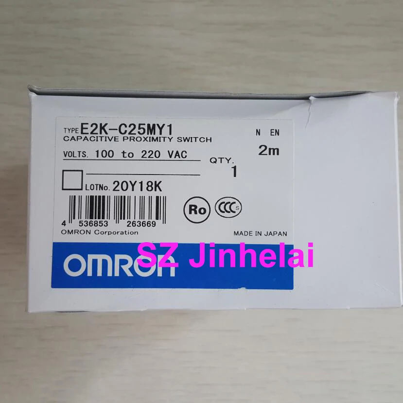 

OMRON E2K-C25MY1 Authentic original CAPACITIVE PROXIMITY SWITCH 2M 100-220VAC