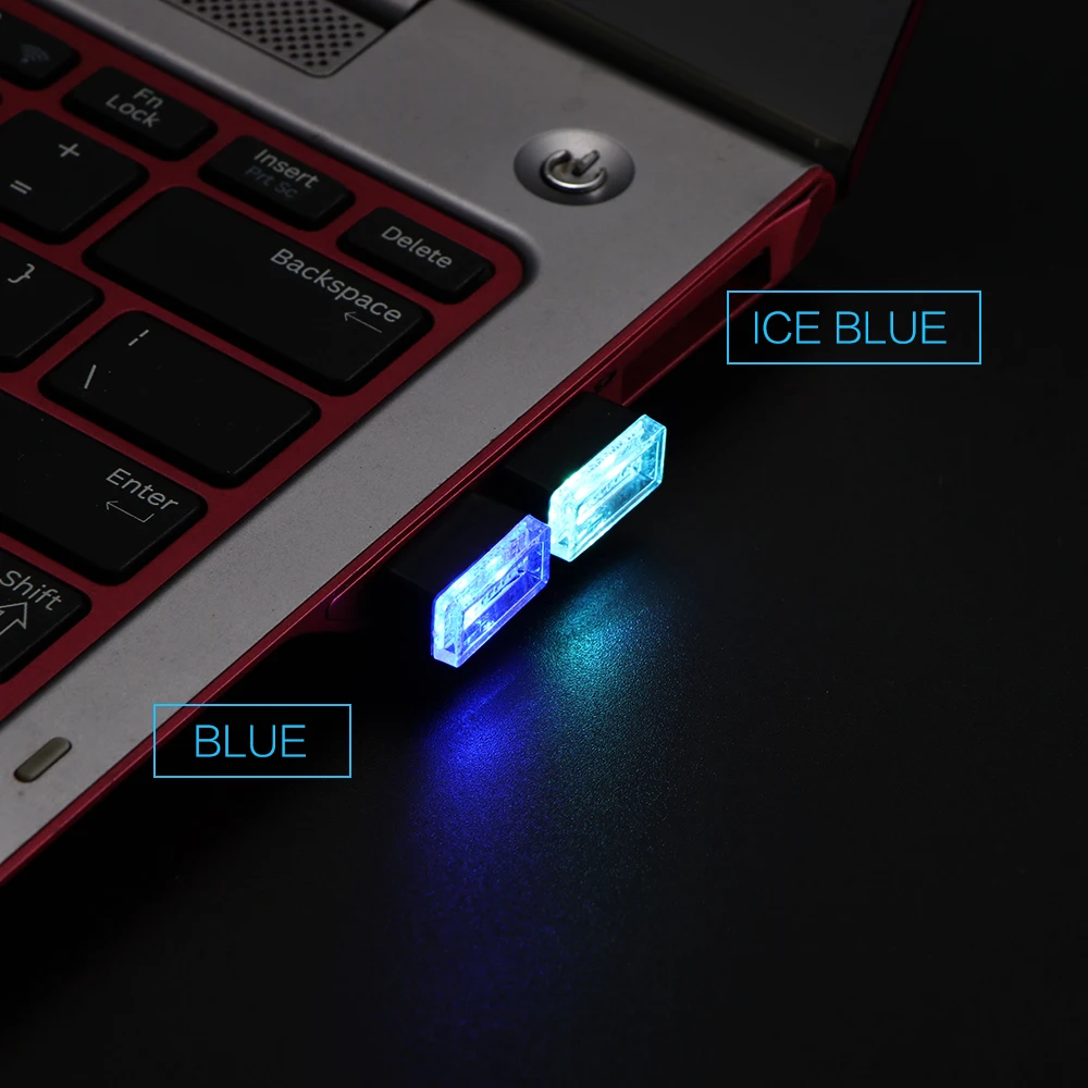USB ночник светодиодный для внутреннего оформления автомобиля свет футовая лампа