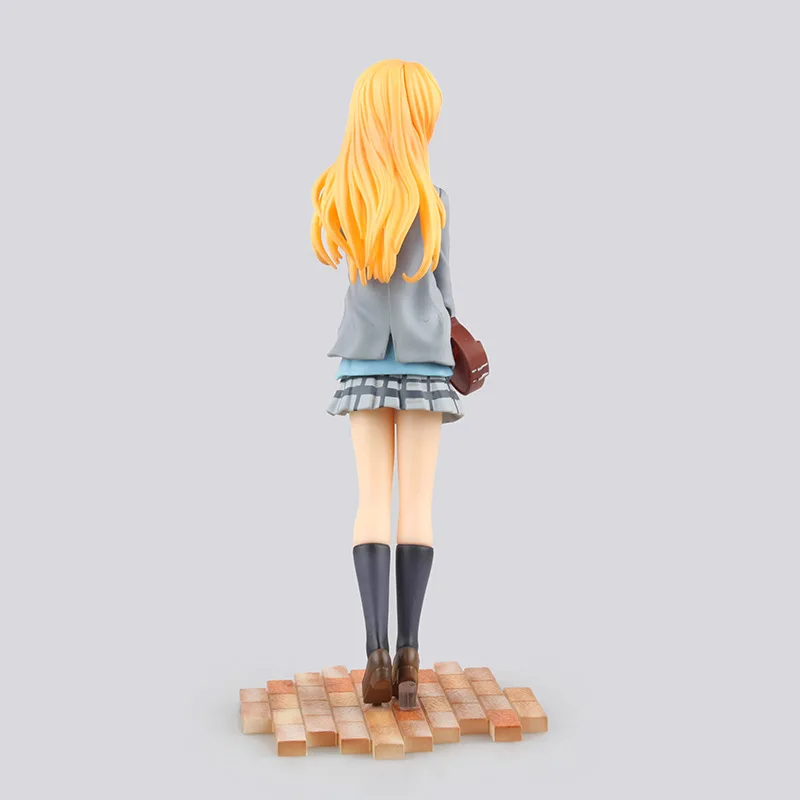 Аниме ваша лежа в апреле Miyazono Kaori ПВХ фигурка Коллекционная модель кукла игрушка