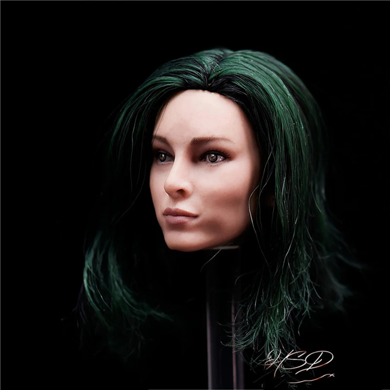 1/6 масштаб Европейская звезда Эмма Дюмон голова Лепка резьба для 12 ''фигурки