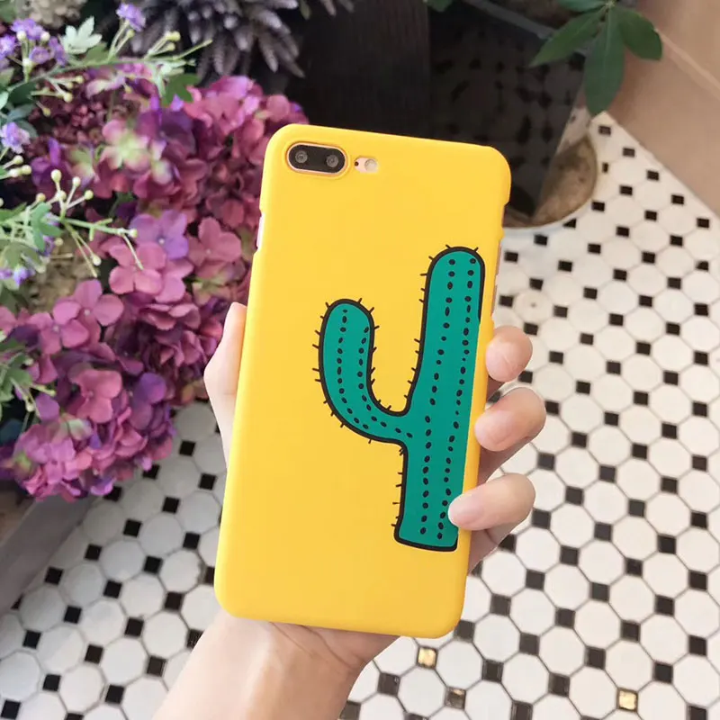 Чехол для телефона Boucho Cactus Plants iphone XS MAX XR X 8 7 6 6s Plus plus чехол с милым мультяшным