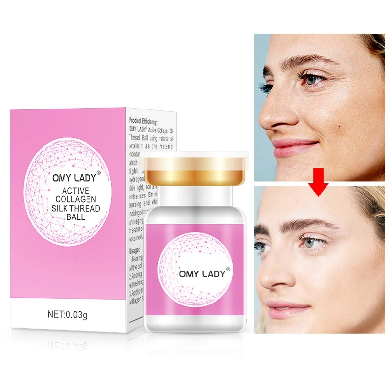 Антивозрастная сыворотка для лица с коллагеном и шелком коллагеновая эссенция