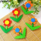 1 пакетовлот. Пенопласт Новый Подсолнух без наклеек интеллектуальные игрушки Раннее Обучение Обучающие diy игрушки набор для скрапбукинга наклейка на холодильник