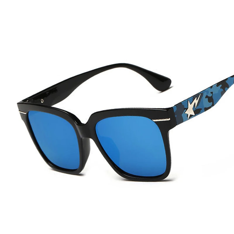 Новинка 2017 квадратные модные солнцезащитные очки с принтом в стиле пэчворк