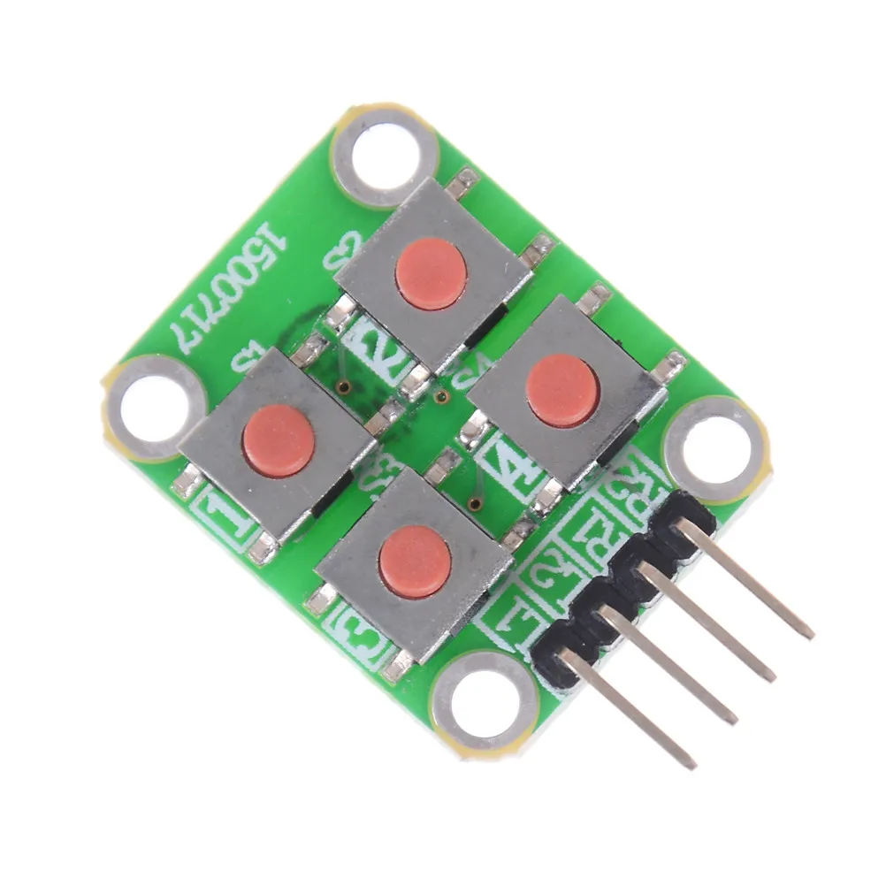 Тактильный переключатель для Arduino 1 шт 4 модуля клавиатуры кнопки|Аксессуары