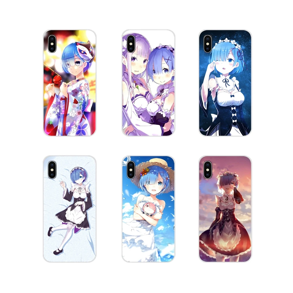Аксессуары чехлы для телефонов Rem Re Zero Girl Anime Huawei P Smart Mate Honor 7A 7C 8C 8X 9 P10 P20 Lite Pro