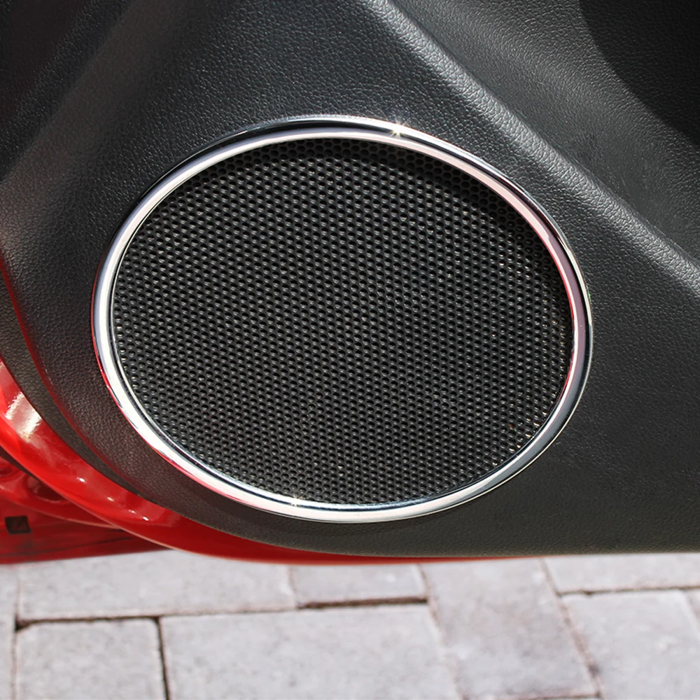 Автомобильный Стайлинг 4 шт./компл. ABS хромированный дверной громкоговоритель