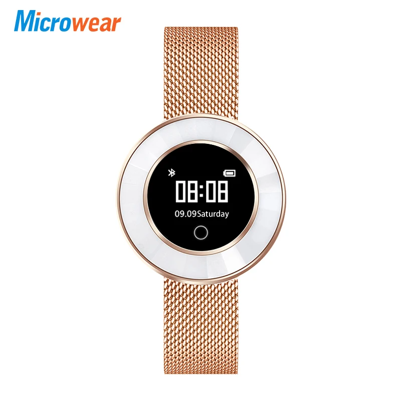 Фото Microwear X6 Мода Smart Band Для женщин сердечного ритма шагомер IP68 Водонепроницаемый Microwear X6 Мода Smart Band Для женщин сердечного ритма шагомер IP68 Водонепроницаемый