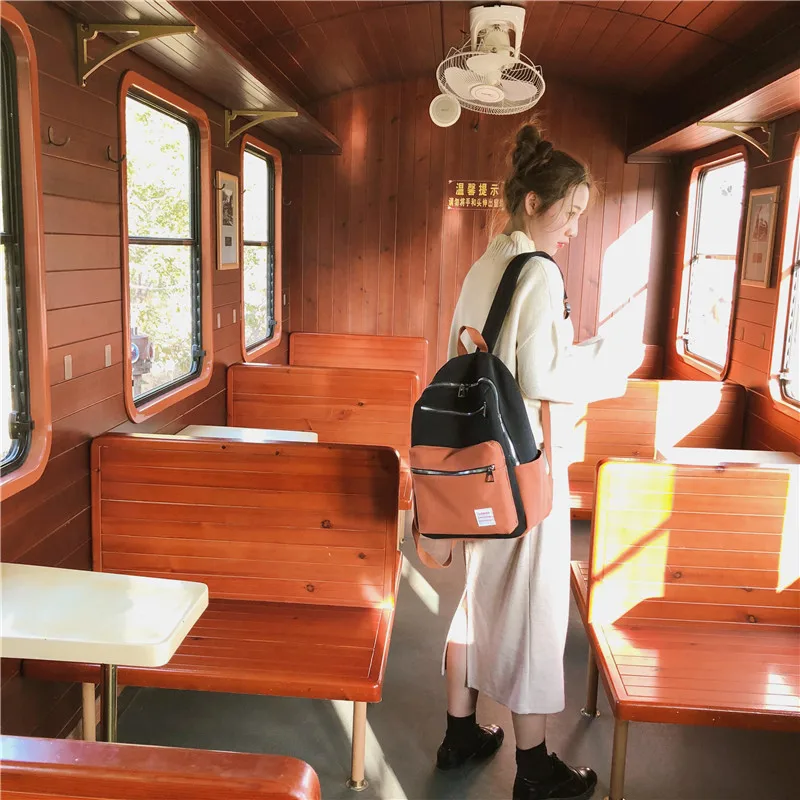 Холщовый женский рюкзак модные Лоскутные школьные сумки для подростков девочек