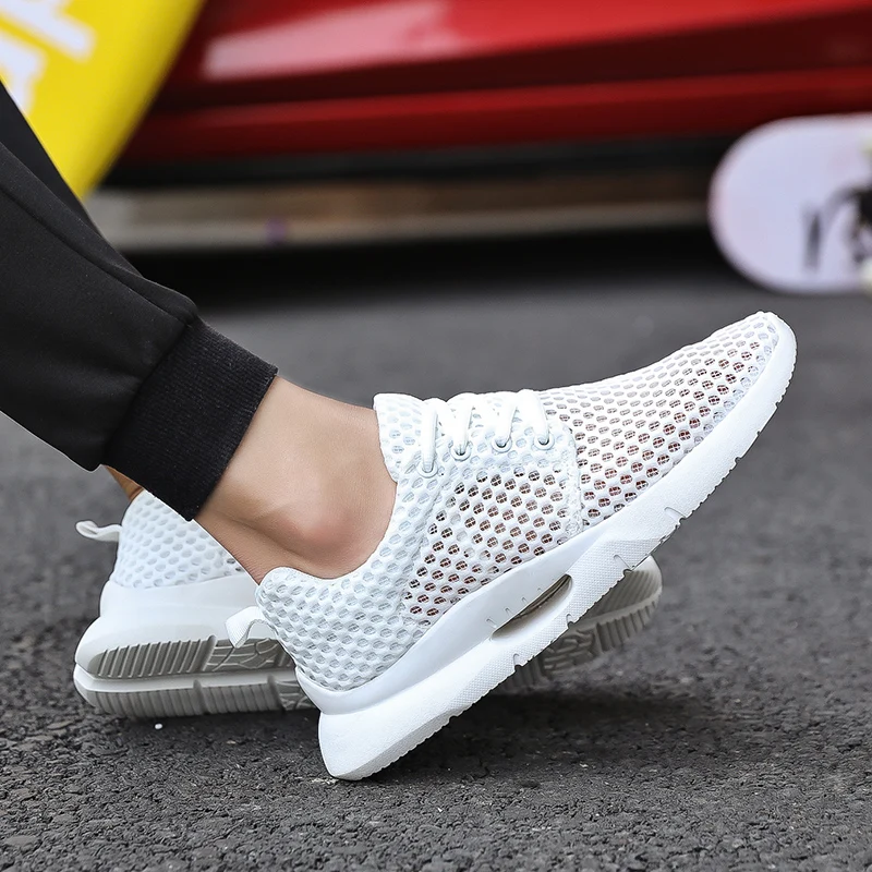 Мужские кроссовки дешевые дышащие мужские сетчатые спортивные туфли