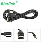 Biurlink автомобильный AMI музыкальный интерфейс зарядное устройство AUX USB кабель для iPhone 6s 6 5s 5c 5 для Mercedes Benz C63 E200l CLS E S ML класс