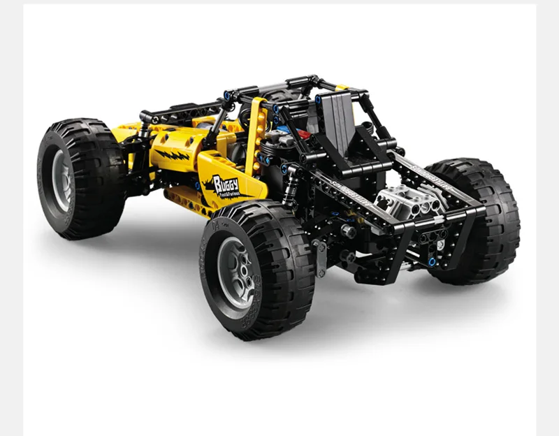 522PCS RC Buggy Car Off-road vehicle Building Block set Rubber Wheel Brick Compatible Legoes Technic Series PUBG Game Toys Gift | Рукоделие