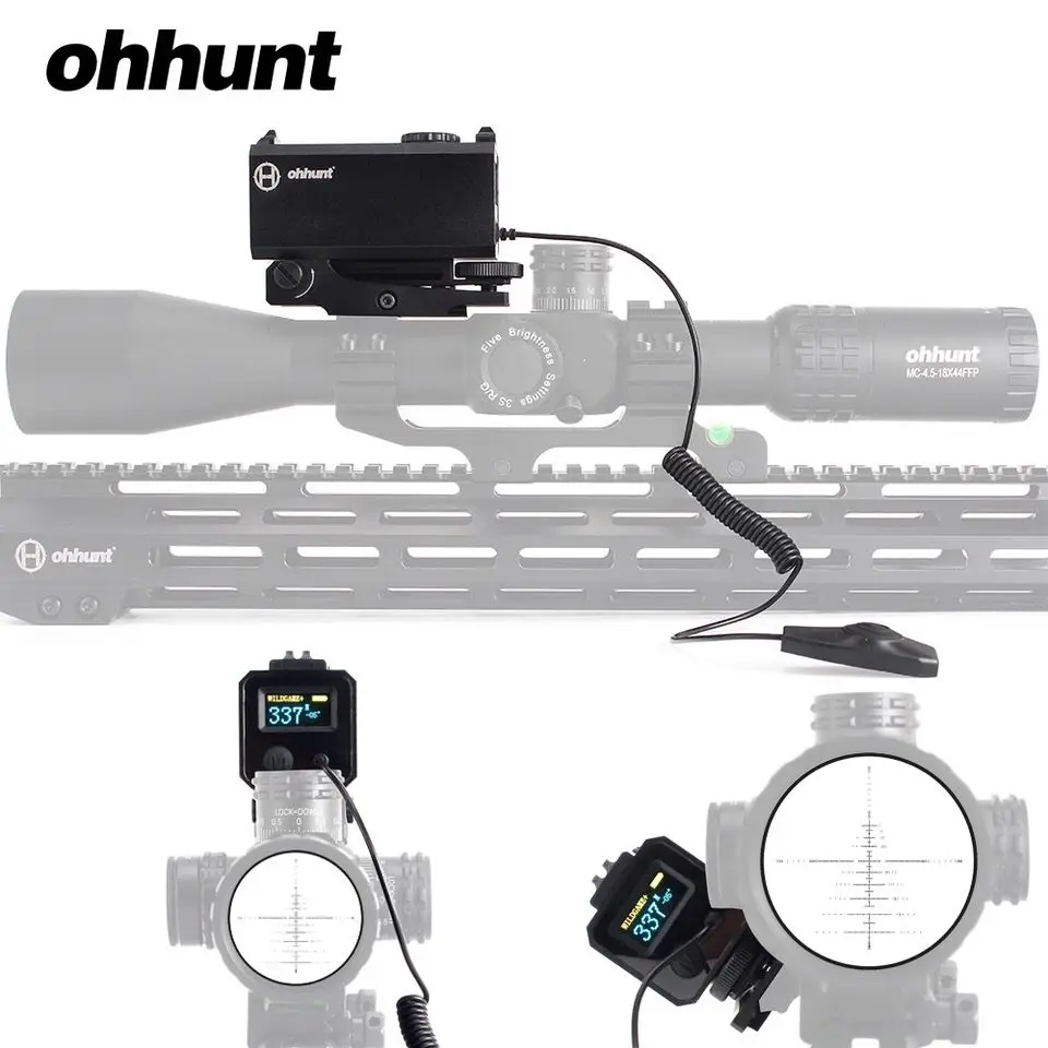 Ohhunt 5 700 м Мини Лазерный дальномер тактическая Охотничья винтовка прицел с