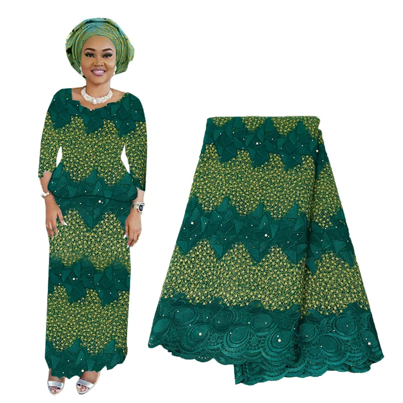 2019 новейшая французская нигерийская кружевная ткань высококачественный вышитый