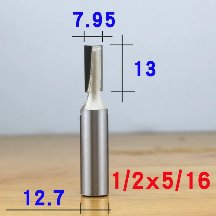 1-2 x 5-16 Профессиональный класс 1/" 1/2" хвостовик ПОВЕРХНОСТИ строгания древесины Фрезерные фрезы плоское дно очистки древесины резки деревообрабатывающий резной нож - Длина режущей кромки: 1-2 x 5-16