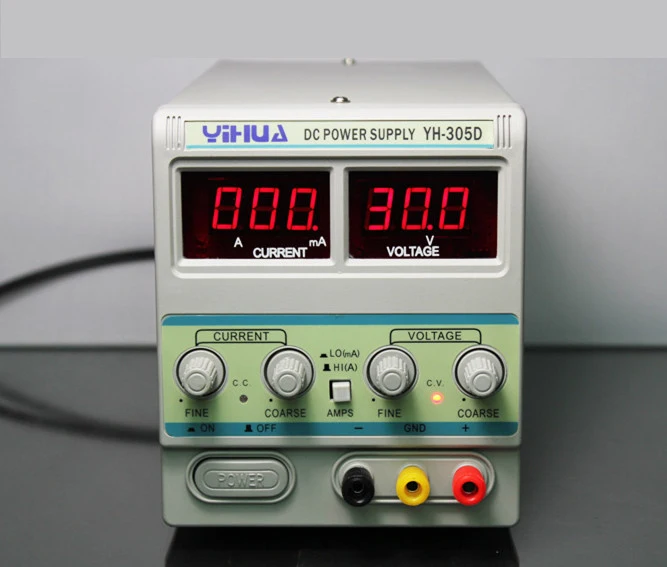 Высококачественный Регулируемый источник питания YIHUA 305D 30 в 5 А 220 В постоянного