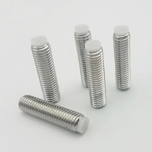 1pcs M10 Polyacetal Non-slip Rubber head stop Allen bolt Buffering screw set SBPPS12-10 40mm-70mm Length |