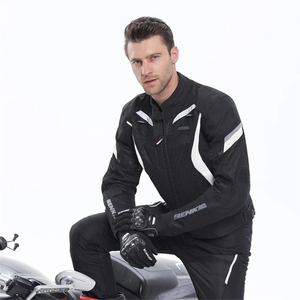 BENKIA JW21 мотоциклетная Экипировка для мужчин t gear Racing Moto Байкерская Мужская Бежевая