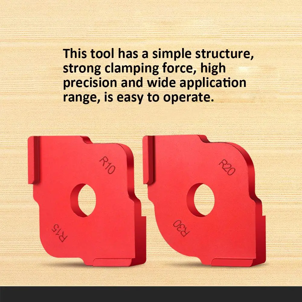 2 шт. полукруглые разноцветные плоские с Угловой радиус Quick джиг шаблон