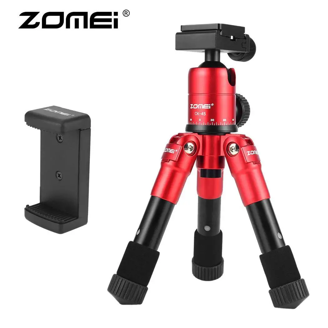 Мини Гибкий складной настольный штатив для камеры крепление красный синий