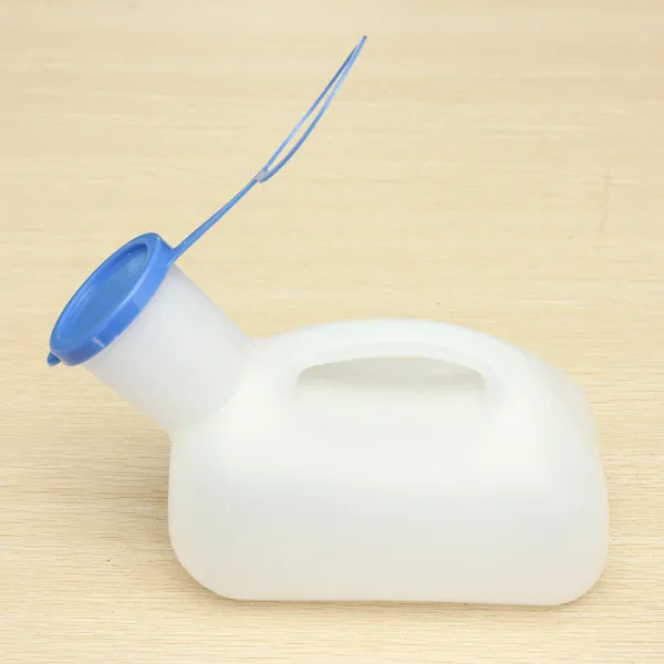 

Portable Urine Bottle Urine Bottle 1000ml for Men Women Travel and Camping Portable Urinal White & Blue Plastic 21x10 x12.5 cm