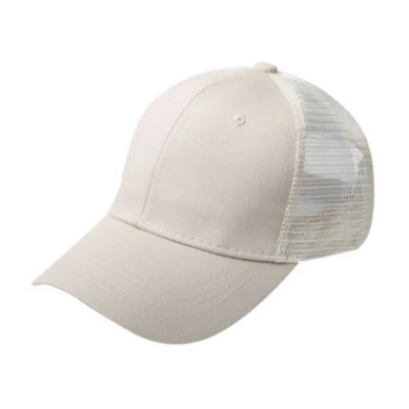 Летняя кепка с хвостиком Женская простая грязная булочка Snapback для спорта на
