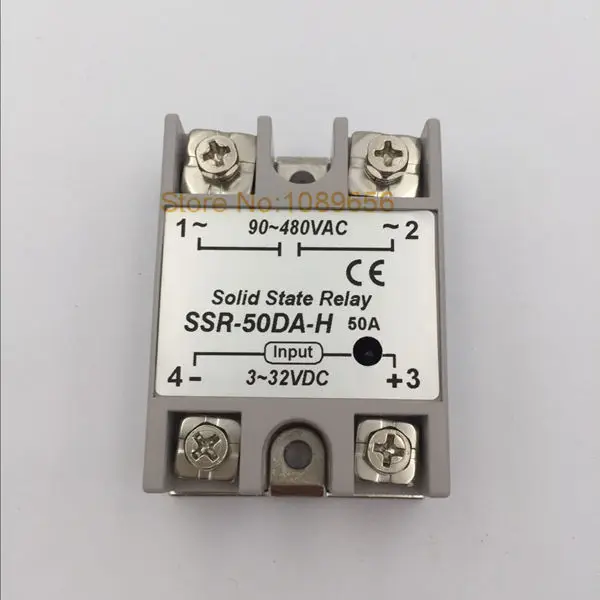 Твердотельное реле SSR 50DA H 50A DC TO AC регулятор твердотельного сопротивления|solid state