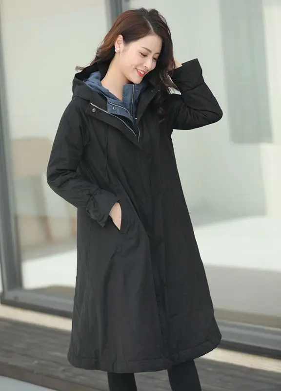 Женское пуховое пальто на белом утином пуху повседневные однотонные теплые