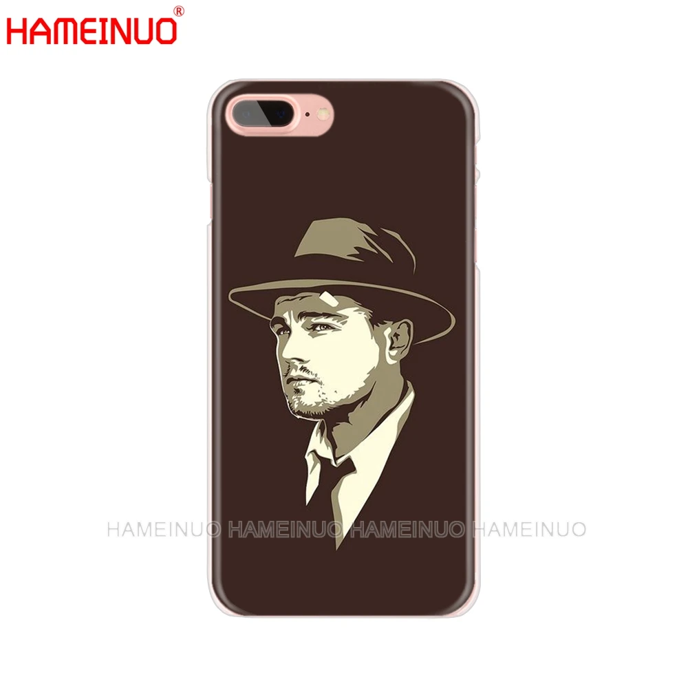 HAMEINUO Леонардо ДиКаприо Чехол для мобильного телефона iphone X 8 7 6 4 4s 5 5s SE 5c 6s