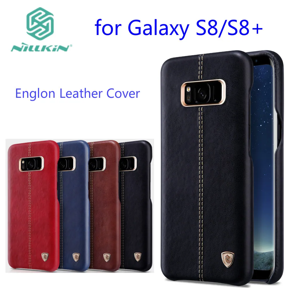 Чехол Nillkin Englon для samsung galaxy s8 роскошный Винтажный чехол накладка из искусственной