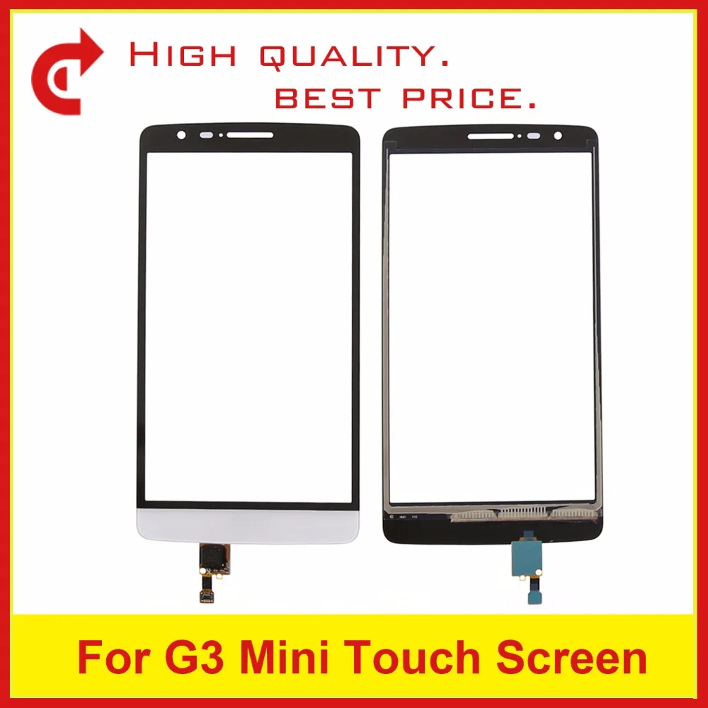 

10Pcs/Lot High Quality 5.0" For LG G3 Mini D722 D724 G3S Glass Lens Touch Screen Digitizer Sensor Outer Panel Black Tracking