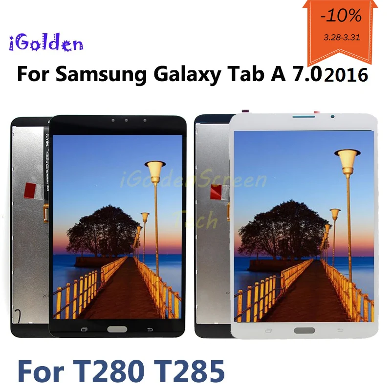 Новинка 7 ''для Samsung Galaxy Tab A 0 2016 SM T280 T285 ЖК дисплей кодирующий преобразователь
